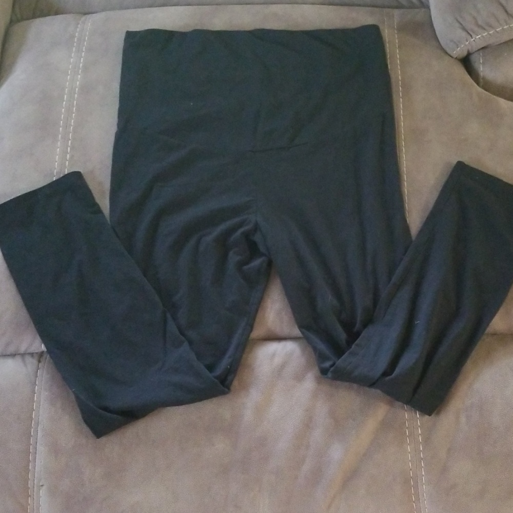 Black maternity leggings pinkblush